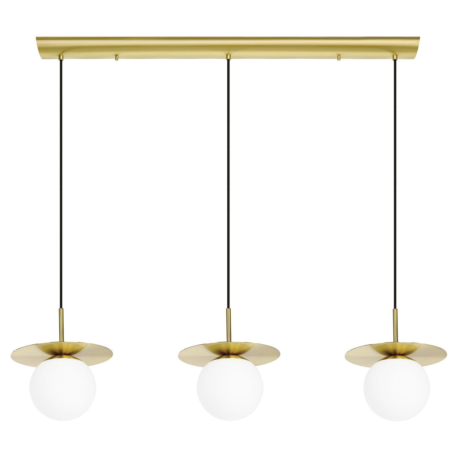 Eglo Canada - 39953A - Three Light Suspension - Arenales - Brushed Brass
