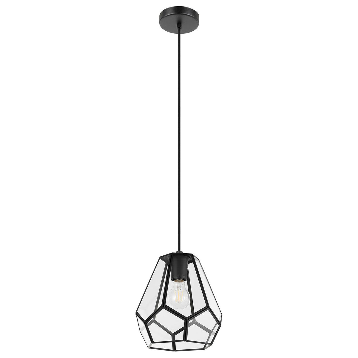 Eglo Canada - 43643A - One Light Mini Pendant - Mardyke - Black