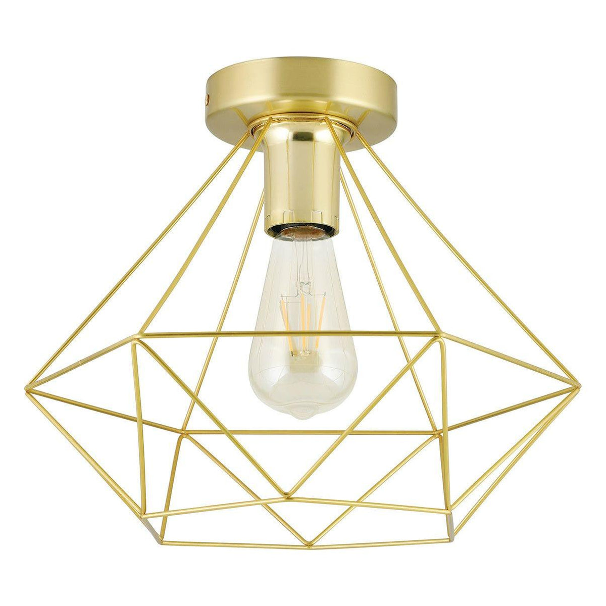 Eglo Canada - 43678A - LED Flush Mount - Tarbes - Brushed Brass