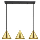 Eglo Canada - 99592A - Three Light Suspension - Narices - Black