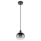 Eglo Canada - 99616A - One Light Mini Pendant - Oilella - Black & Gold
