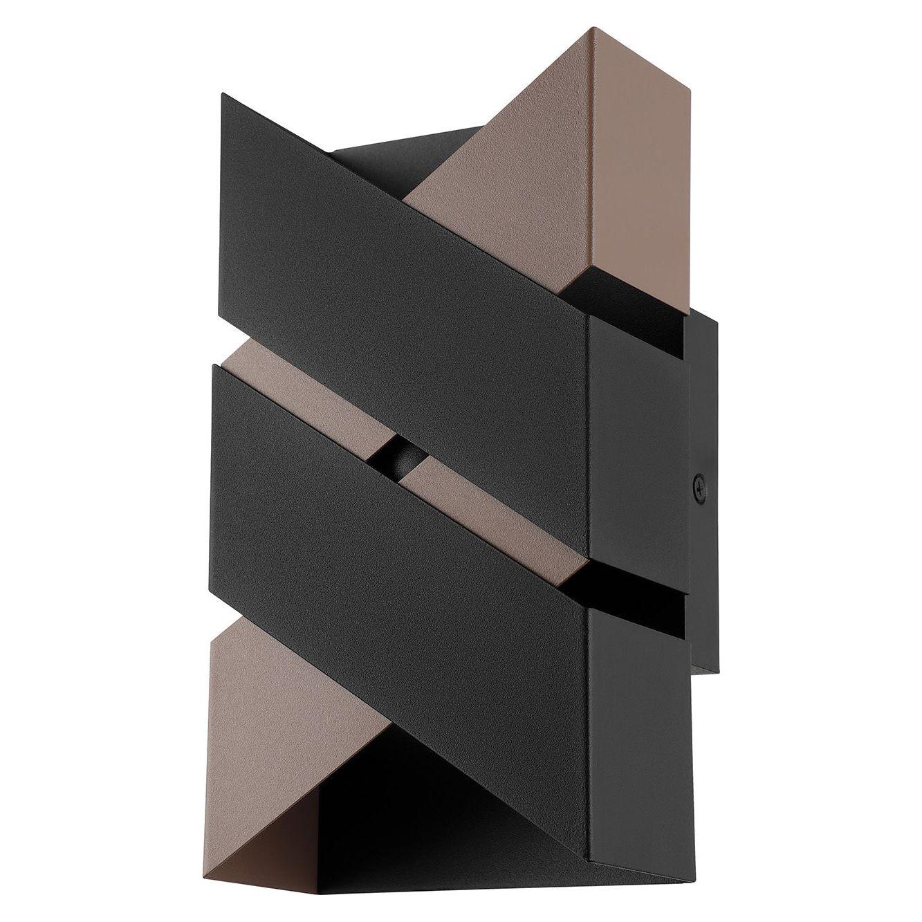 Eglo Canada - 99689A - LED Wall Sconce - Gurare - Black & Mocha