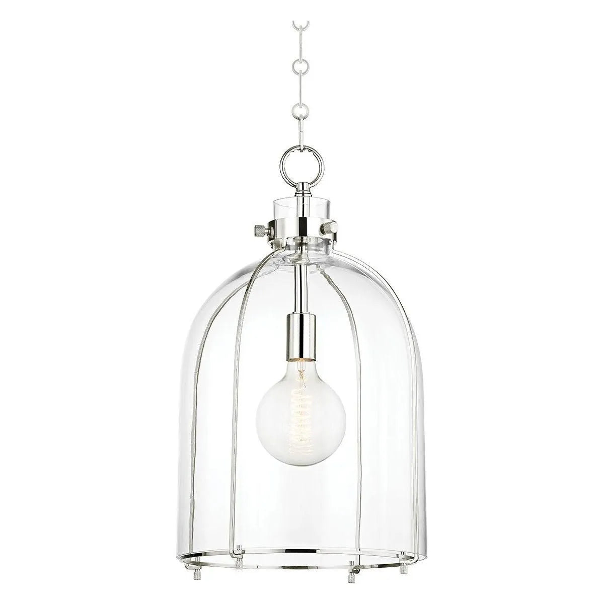Hudson Valley Canada - 7306-PN - One Light Pendant - Eldridge - Polished Nickel