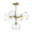 Alora Canada - CH548518BGCL - Five Light Chandelier - Willow - Brushed Gold/Clear Glass