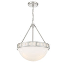 Crystorama - KIR-B8105-PN - Trois lumières Suspendu - Kirby - Nickel poli