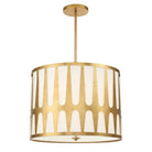 Crystorama - ROY-809-GA - Cinq lumières Suspension - Royston - Or antique