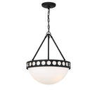 Crystorama - KIR-B8105-BF - Trois lumières Suspendu - Kirby - Black Forged