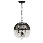 Crystorama - DUV-623-MK - Mini lampe à trois lumières Suspendu - Duval - Noir mat