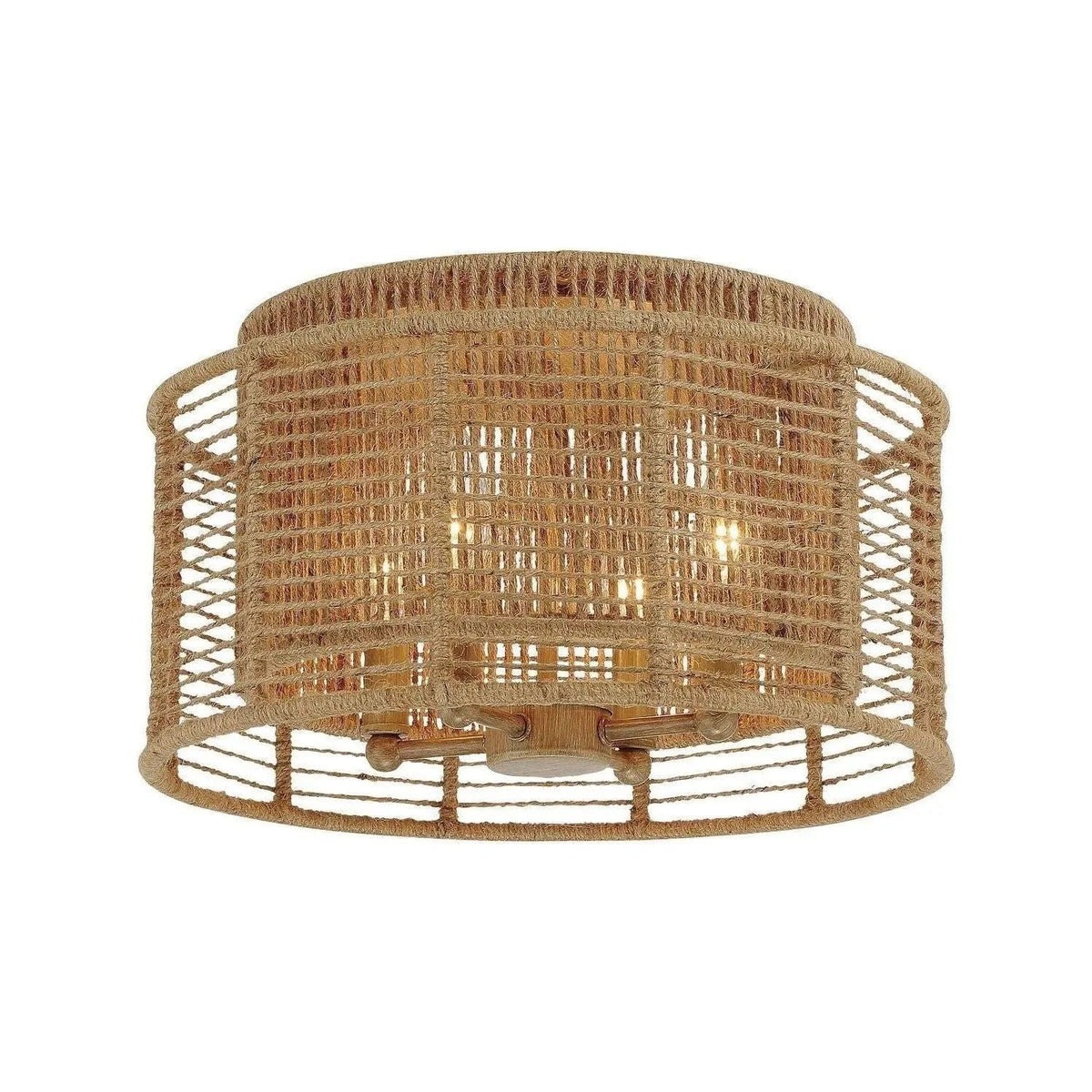 Crystorama - JAY-A5000-BS - Four Light Ceiling Mount - Jayna - Burnished Silver