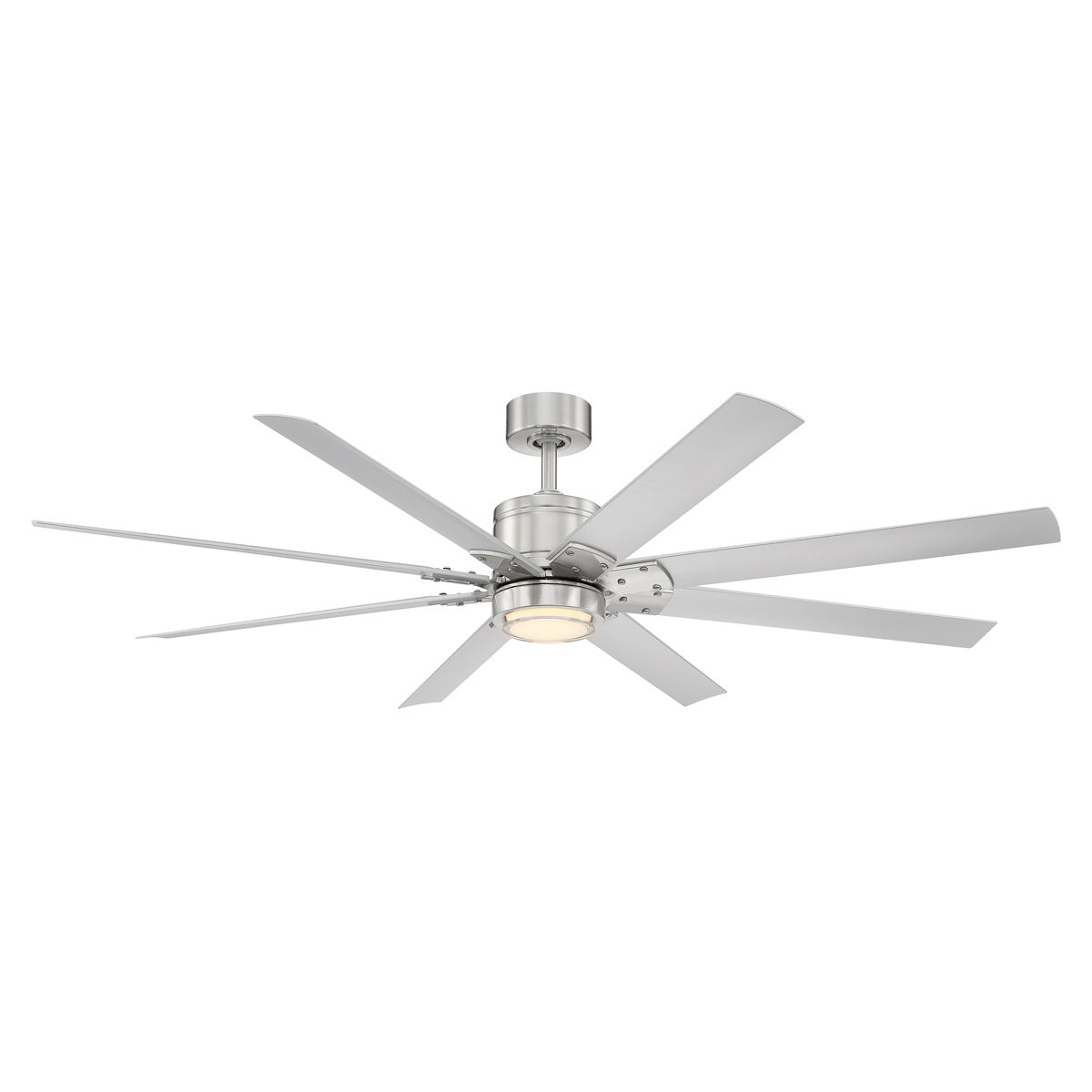 Modern Forms Fans Canada - FR-W2001-66L35BNTT - 66"Ceiling Fan - Renegade - Brushed Nickel/Titanium Silver