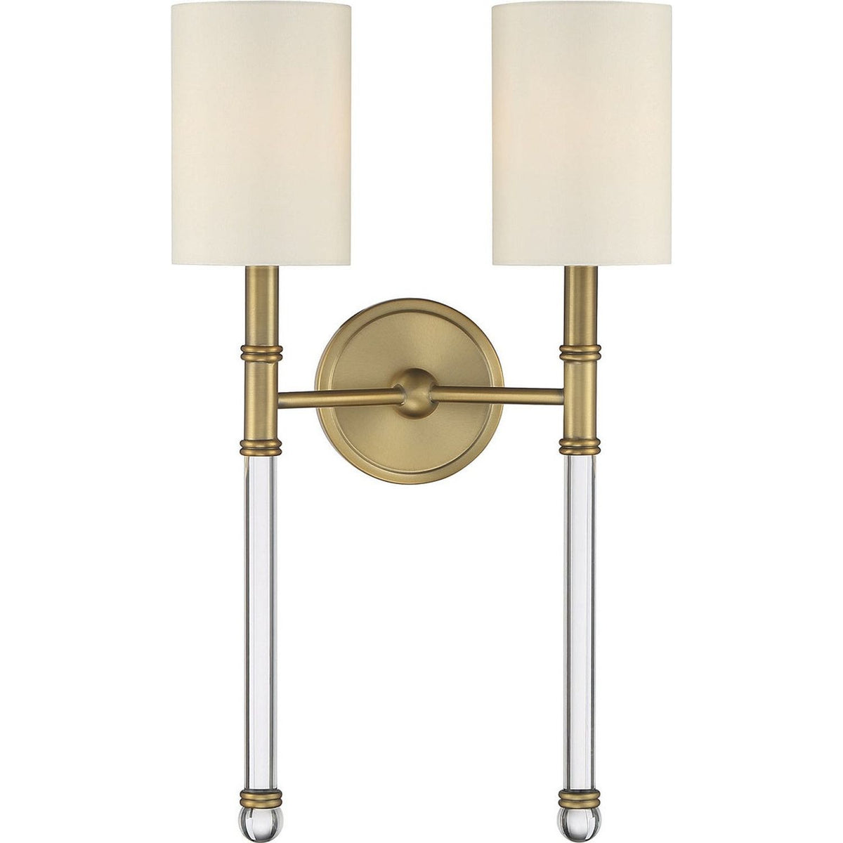 Savoy House - 9-103-2-322 - Two Light Wall Sconce - Fremont - Warm Brass