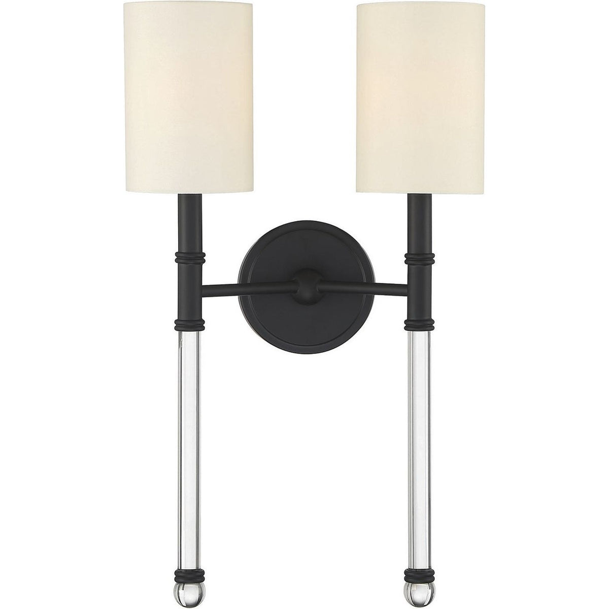 Savoy House - 9-103-2-89 - Two Light Wall Sconce - Fremont - Matte Black