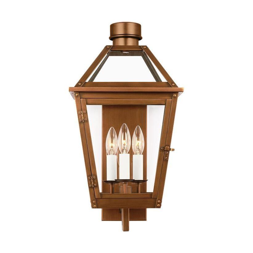 Visual Comfort Studio Canada - CO1383NCP - Three Light Wall Lantern - Hyannis - Natural Copper