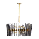 Arteriors - 89066 - Huit Lumières Suspendu - Klaus - Fumée