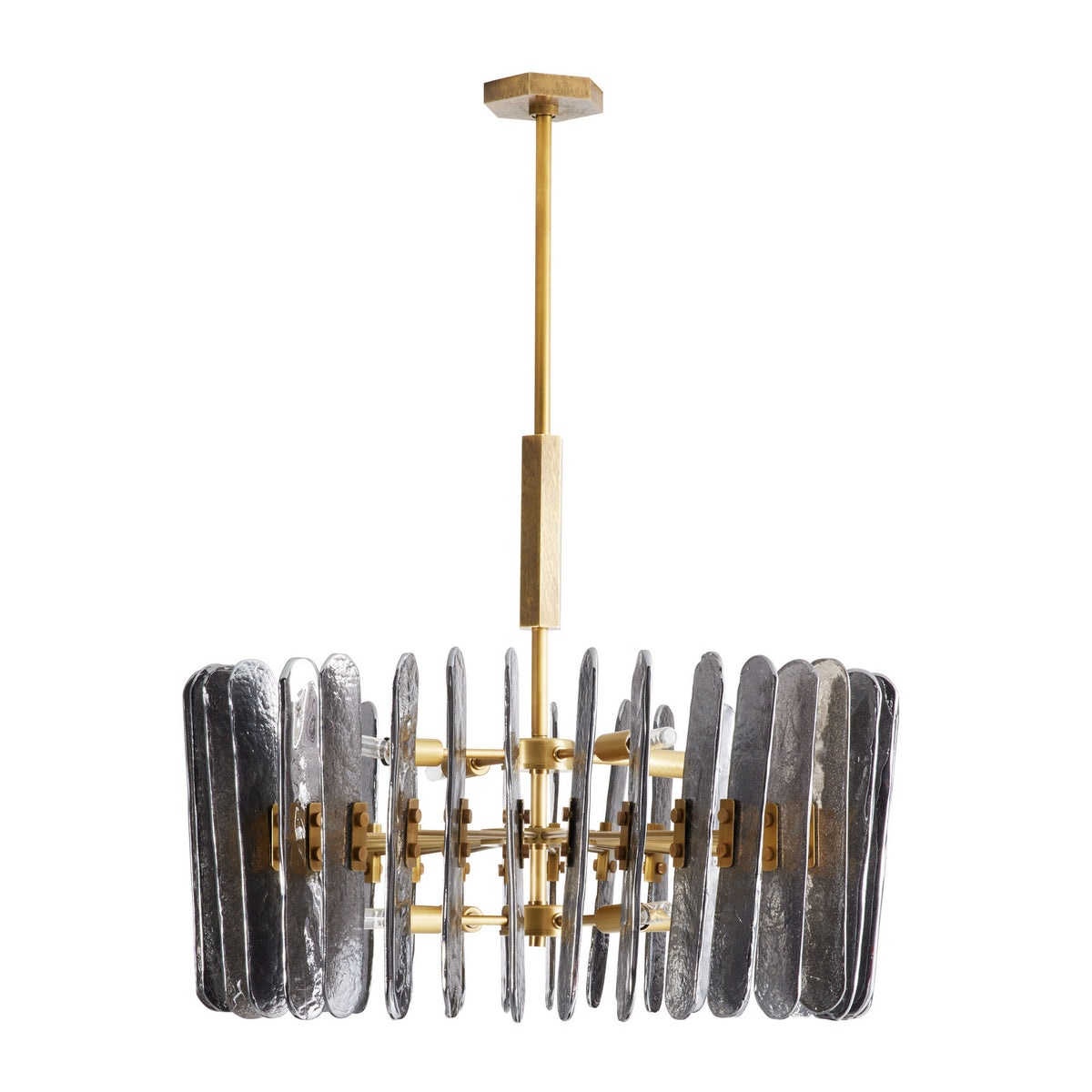 Arteriors - 89066 - Huit Lumières Suspendu - Klaus - Fumée