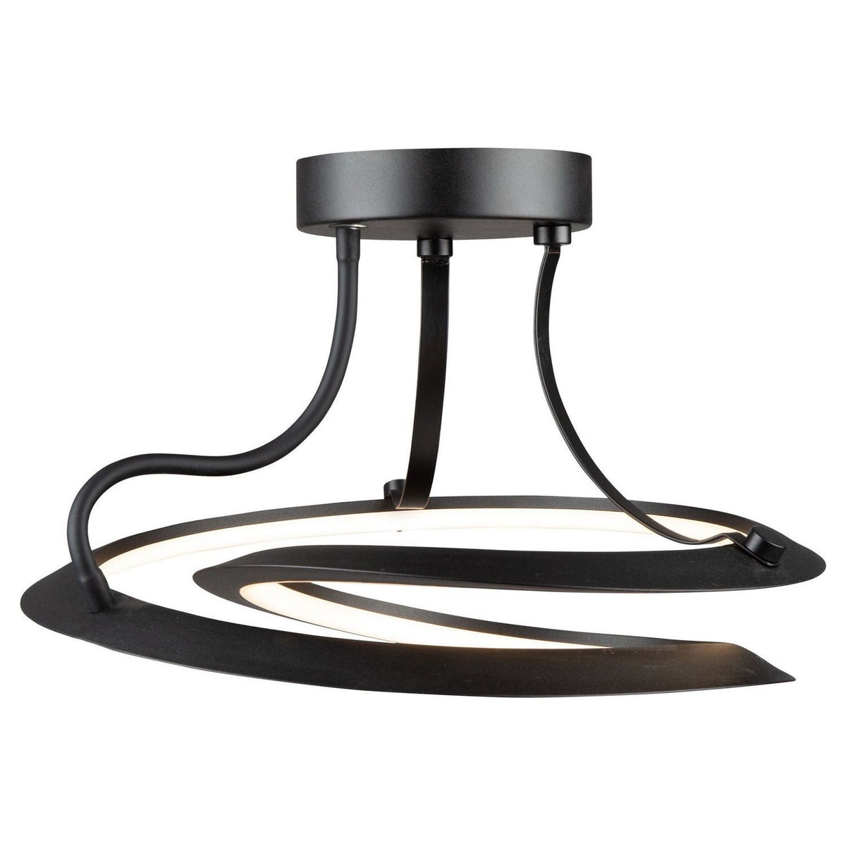 Artcraft Canada - AC7676BK - LED Semi-Flush Mount - Ara - Black