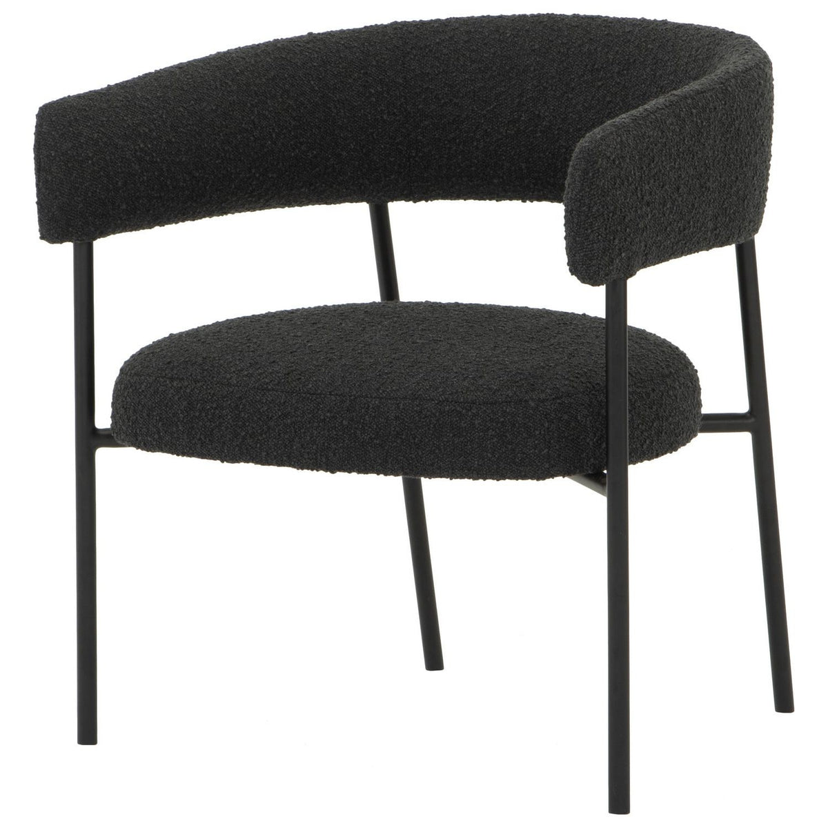 Nuevo Living - HGSN156 - Occasional Chair - Cassia - Licorice Boucle