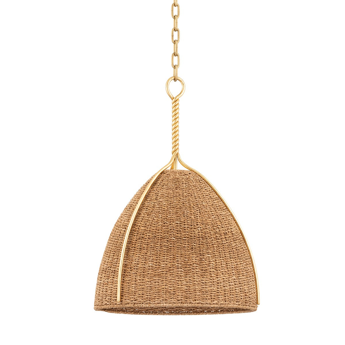 Hudson Valley Canada - 1718-VGL - One Light Pendant - Woodlawn - Vintage Gold Leaf