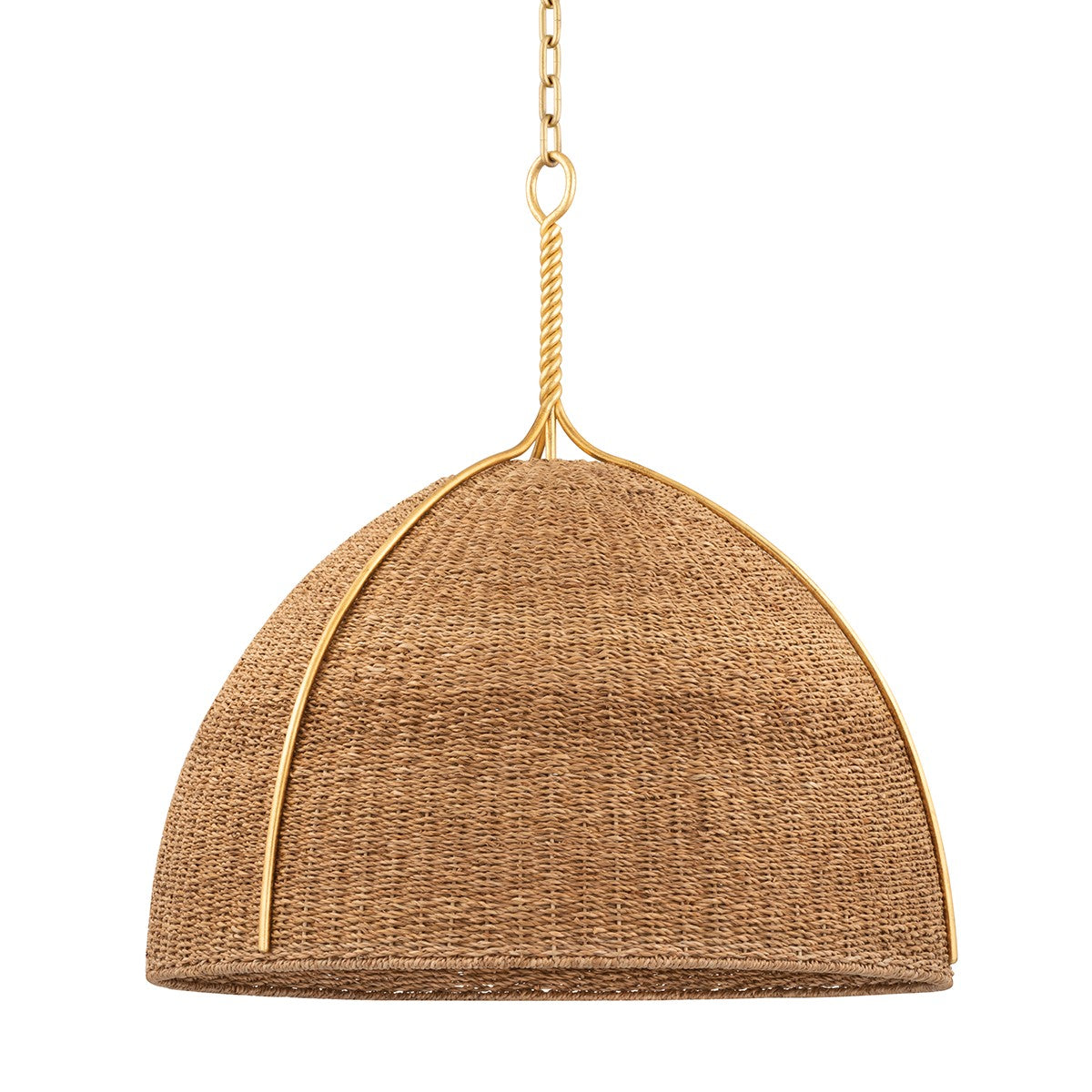 Hudson Valley Canada - 1728-VGL - One Light Pendant - Woodlawn - Vintage Gold Leaf
