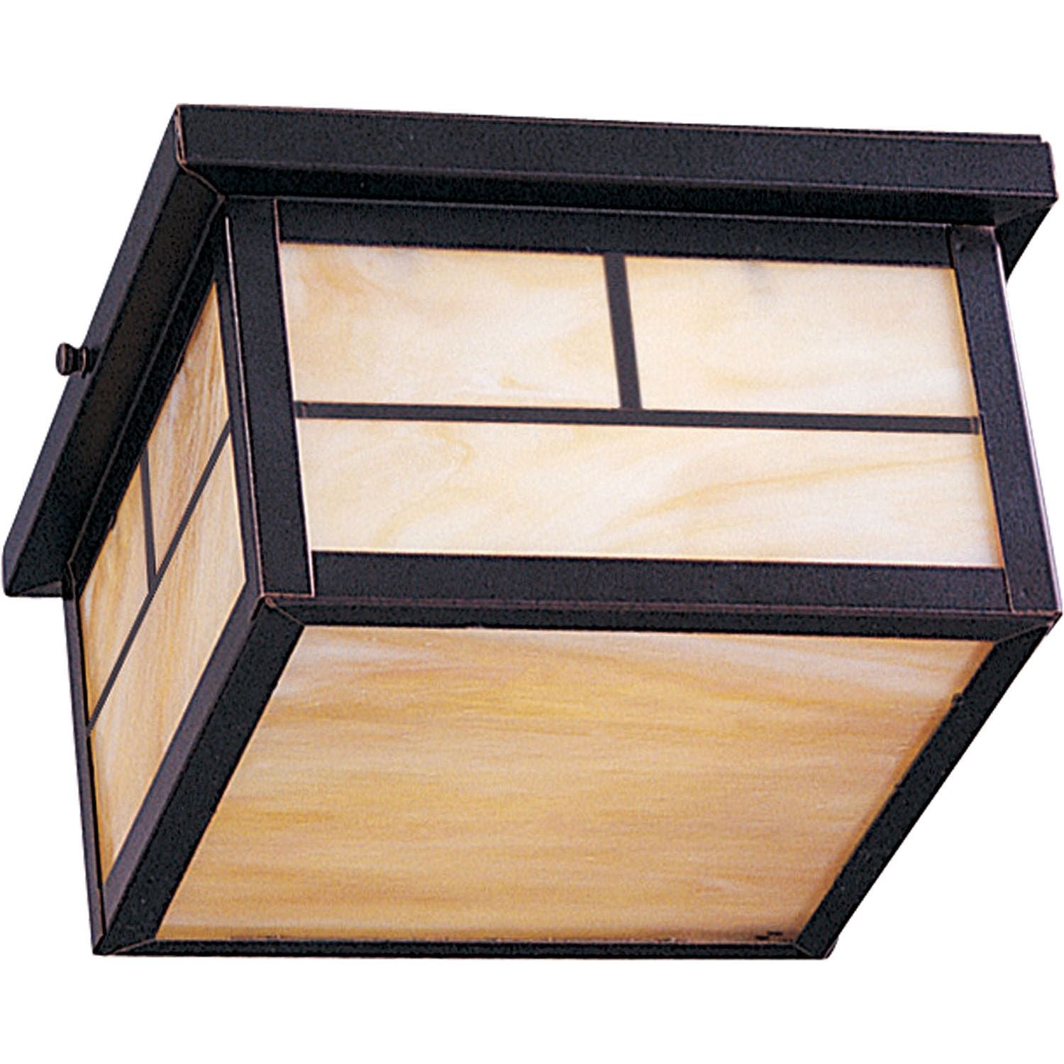 Maxim - 4059HOBU - Two Light Outdoor Ceiling Mount - Coldwater - Burnished