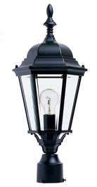 Lanterne sur poteau/poteau d'extérieur Maxim Lighting 1005BK Westlake, couleur noire