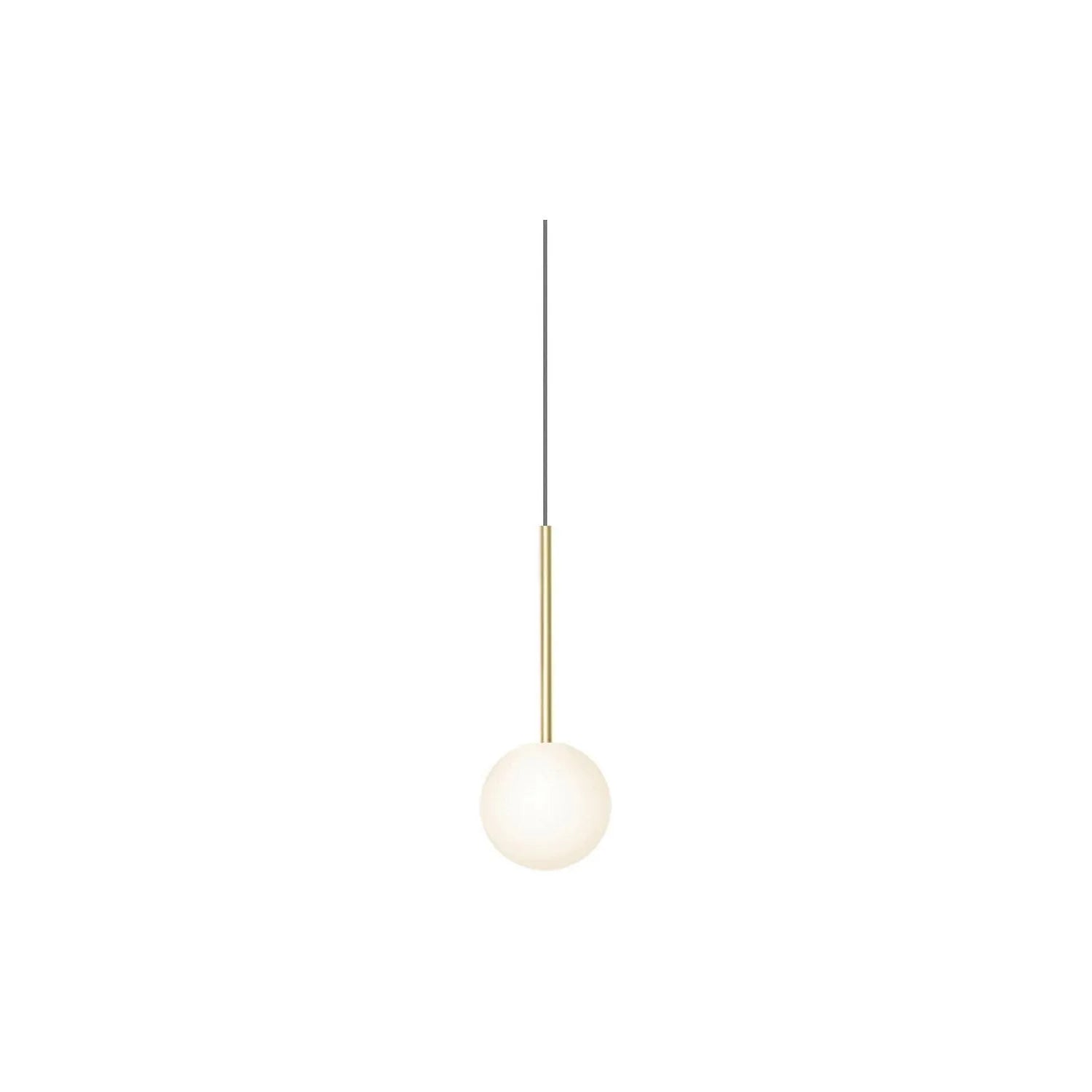 Pablo Designs - BOLA SPH 5 BRA - LED Pendant - Bola Sphere - Brass