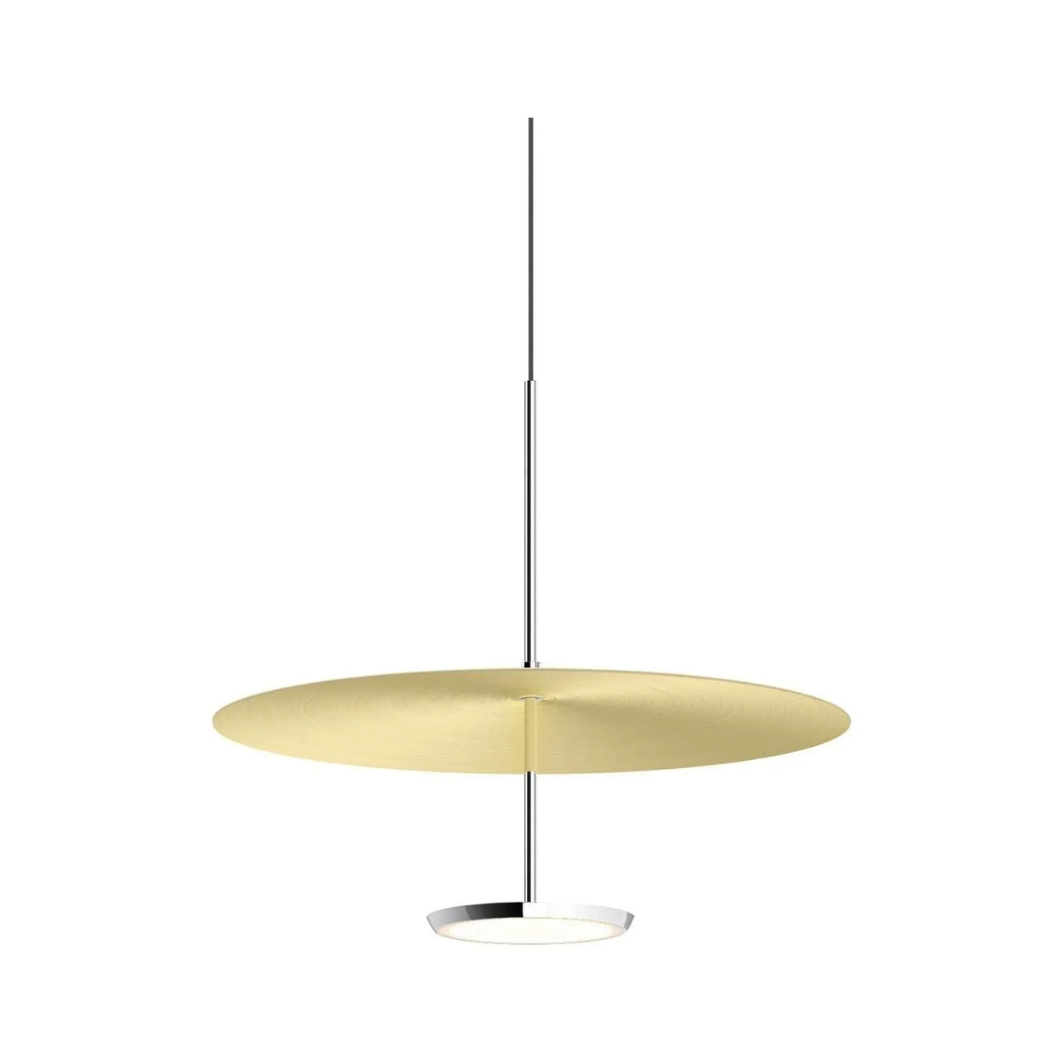 Pablo Designs - SKY DOME 18 BRA - LED Pendant - Sky - Brass/Chrome