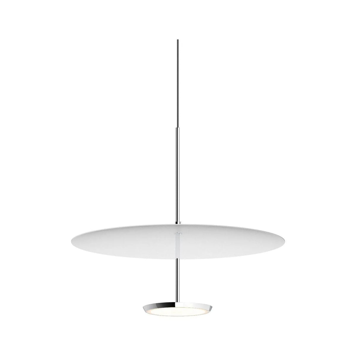 Pablo Designs - SKY DOME 18 WHT - LED Pendant - Sky - White/Chrome