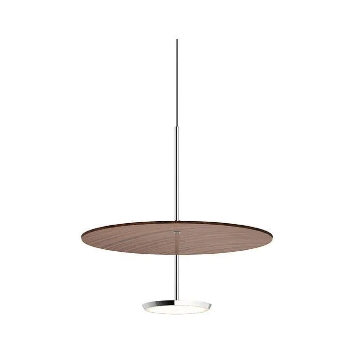 Pablo Designs - SKY DOME 18 WLN - LED Pendant - Sky - Walnut/Chrome