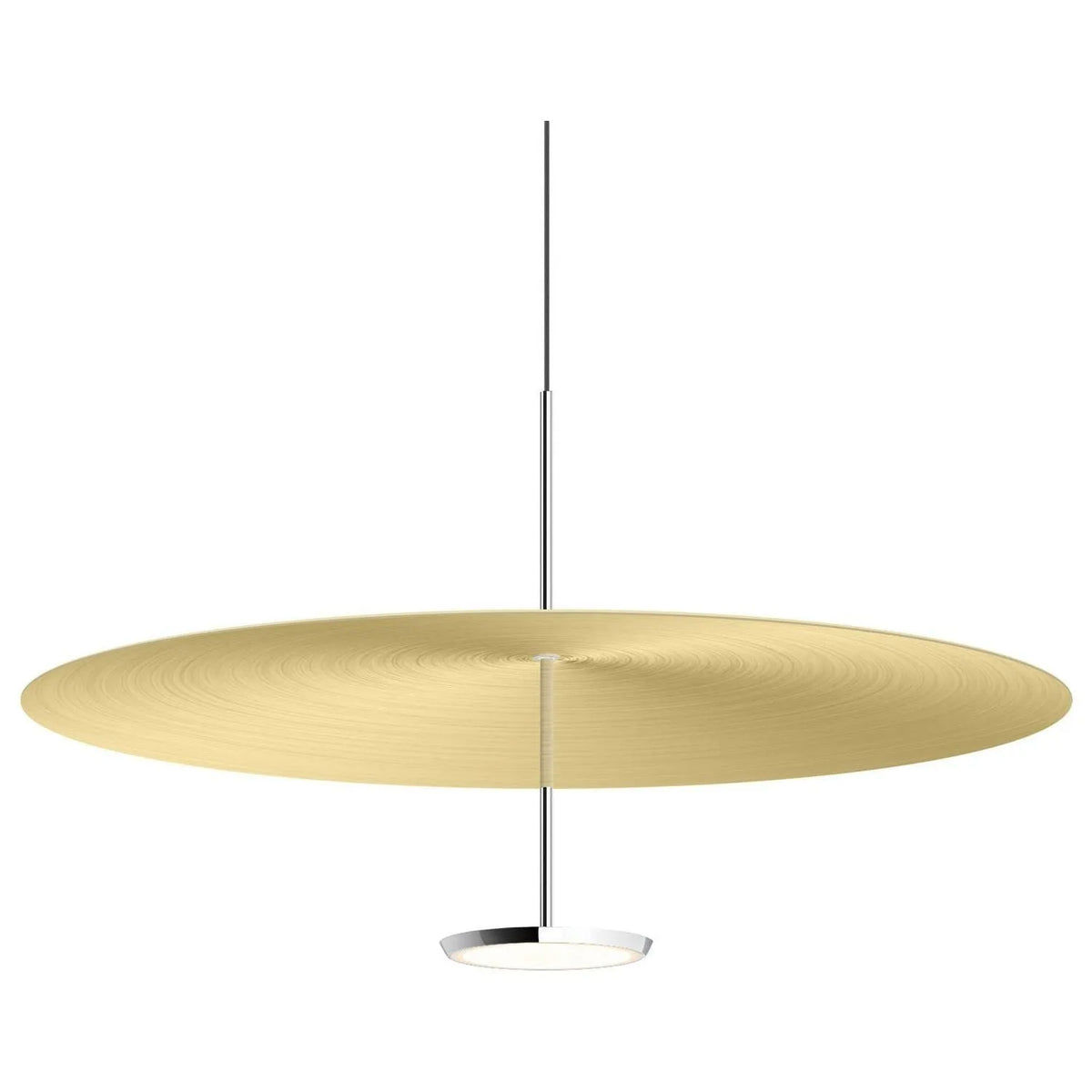 Pablo Designs - SKY DOME 24 BRA - LED Pendant - Sky - Brass/Chrome