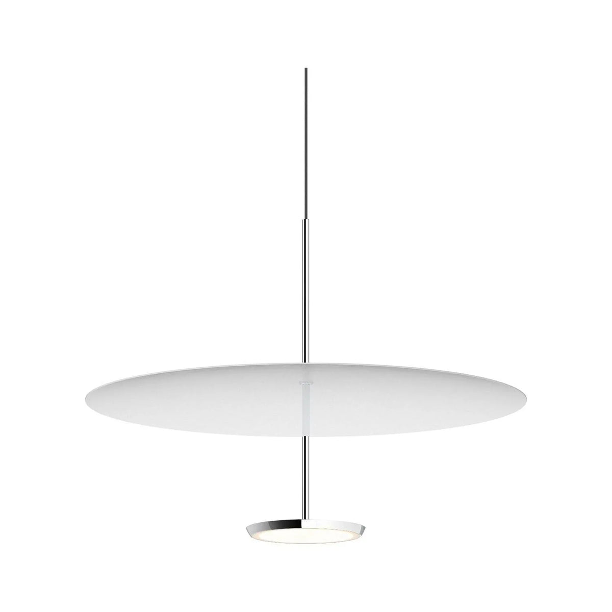 Pablo Designs - SKY DOME 24 WHT - LED Pendant - Sky - White/Chrome