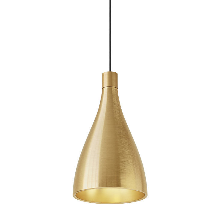 Pablo Designs - SWEL SNG NRW BRA/BRA - LED Pendant - Swell - Brass/ Brass