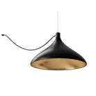 Pablo Designs - SWEL STR XL SNG WID BLK/BRA - LED Chandelier - Swell - Black/ Brass