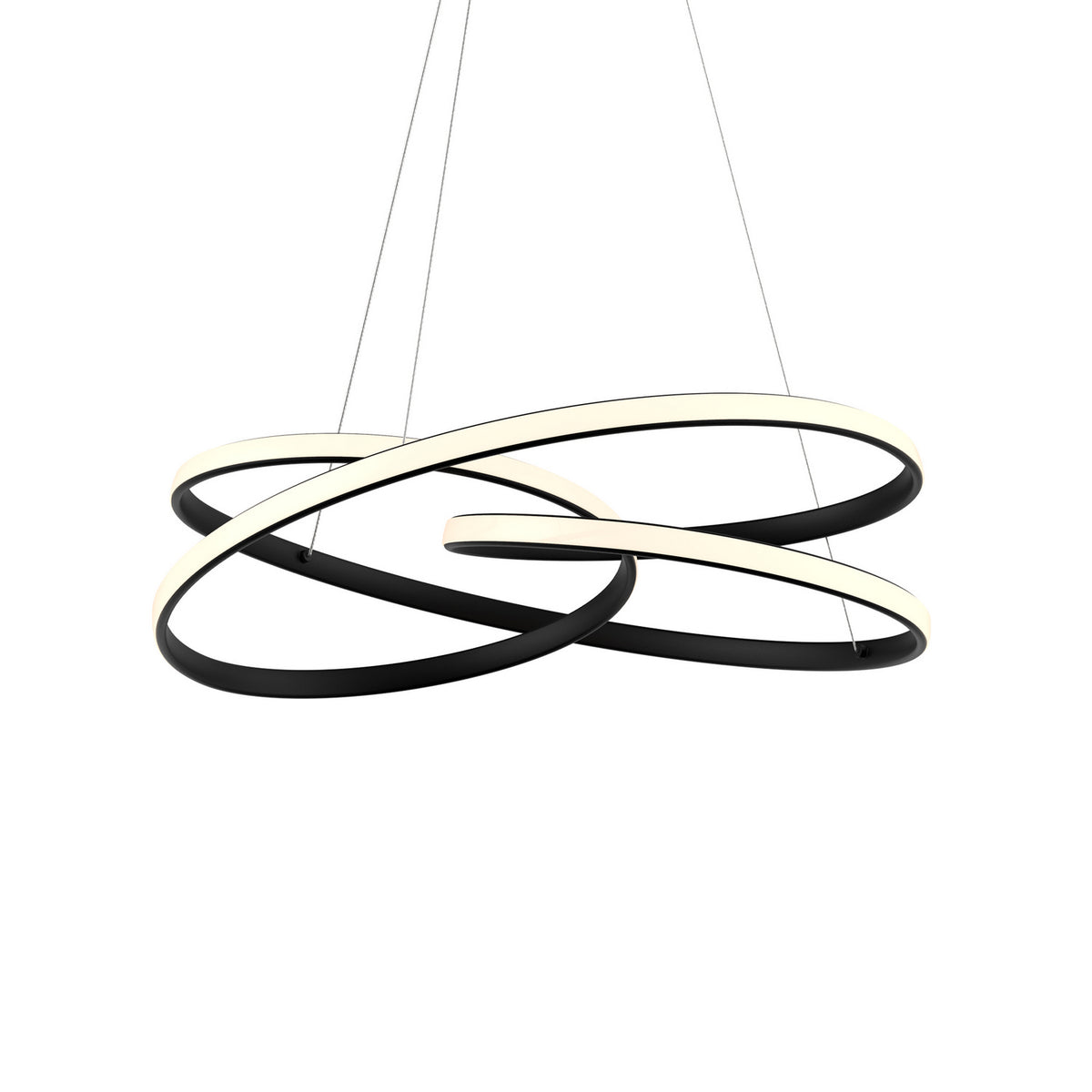 Dals Canada - TWPS-3K-BK - Une lumière Suspension - Twist - BK