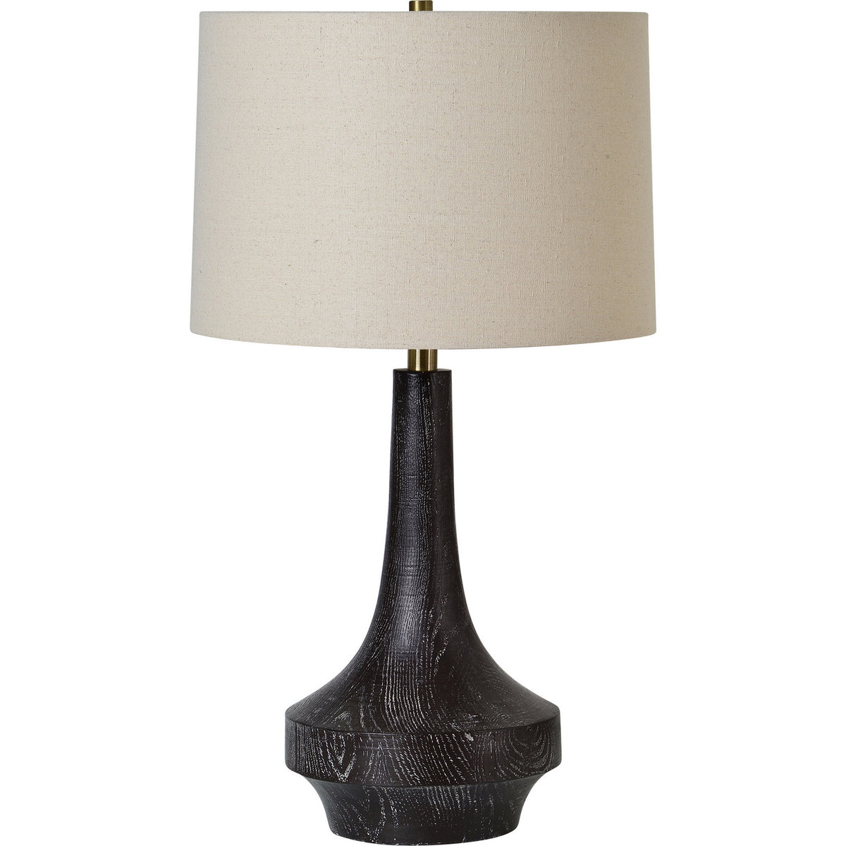 Renwil Canada - LPT1187 - One Light Table Lamp - Truro - Painted Dark Brown Wood Grain,Beige