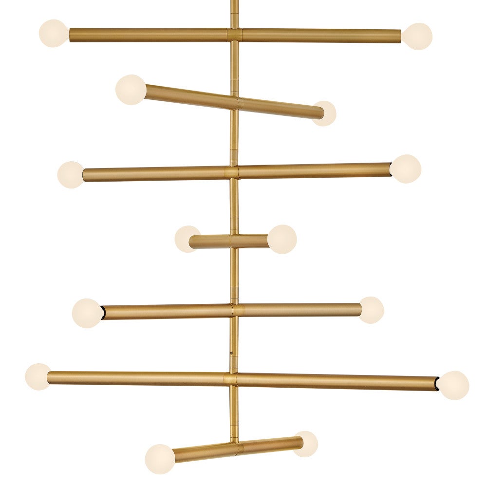 Lark 83199LCB Millie Multi Tier in Lacquered Brass
