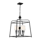 Crystorama - 2244-BF - Quatre lumières Suspendu - Sylvan - Forgé en noir