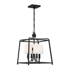 Crystorama - 2245-BF - Quatre lumières Suspendu - Sylvan - Forgé en noir