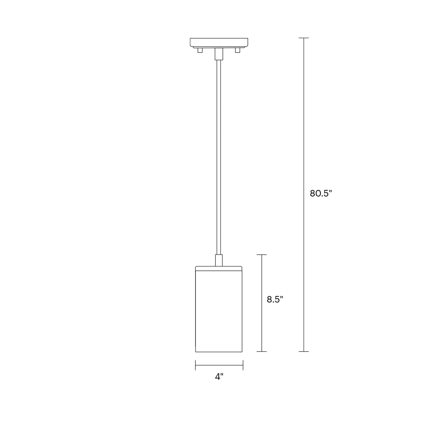 Visual Comfort Studio Canada - 6190301-112 - One Light Mini-Pendant - Zire - Midnight Black