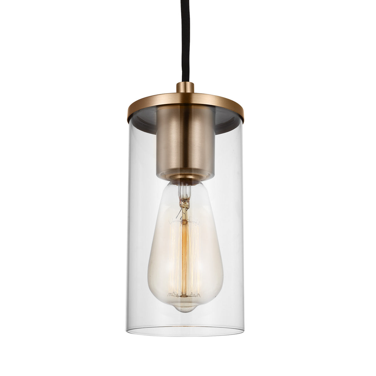 Visual Comfort Studio Canada - 6190301-848 - One Light Mini-Pendant - Zire - Satin Brass