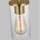 Visual Comfort Studio Canada - 6190301-848 - One Light Mini-Pendant - Zire - Satin Brass