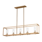 Visual Comfort Studio Canada - 6690305EN-848 - Five Light Island Pendant - Zire - Satin Brass