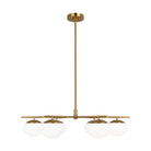 Visual Comfort Studio Canada - EC1246BBS - Six Light Chandelier - Lune - Burnished Brass