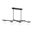 Visual Comfort Studio Canada - EC1276AI - Six Light Linear Chandelier - Lune - Aged Iron