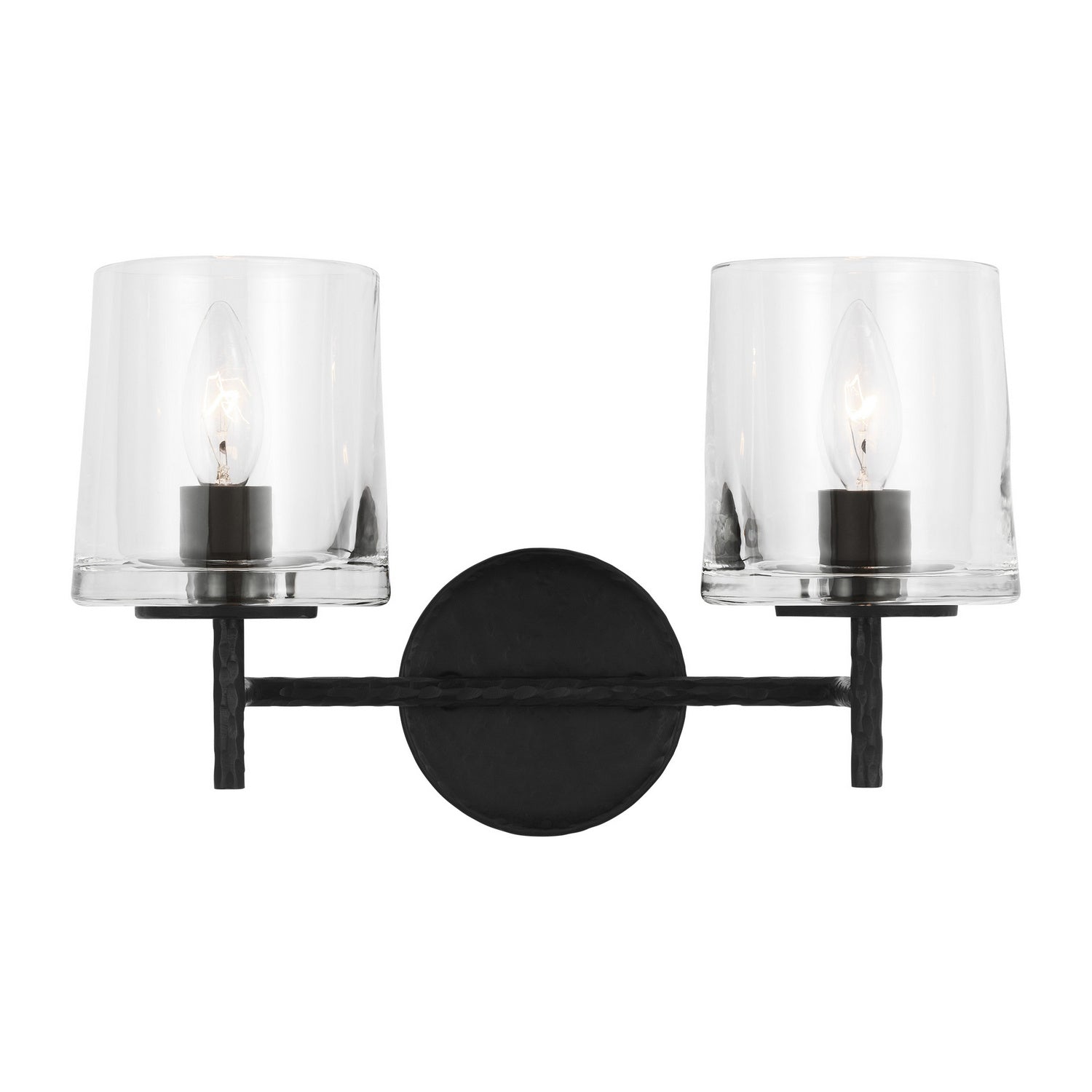 Visual Comfort Studio Canada - EV1002AI - Two Light Vanity - Marietta - Aged Iron
