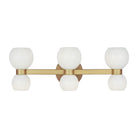 Visual Comfort Studio Canada - KSV1006BBSMG - Six Light Vanity - Londyn - Burnished Brass