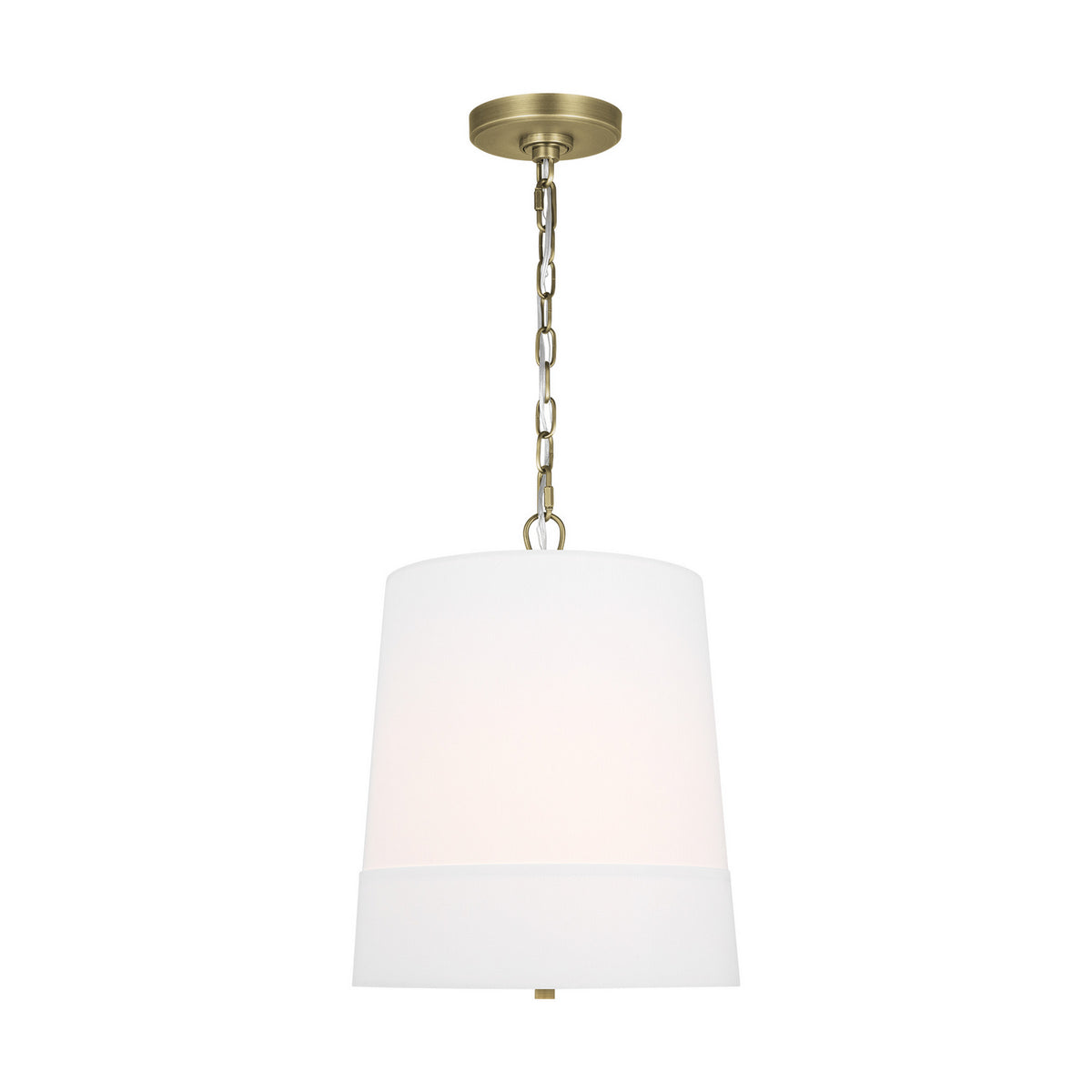 Visual Comfort Studio Canada - LP1081TWBWLW - One Light Pendant - Ivie - Time Worn Brass