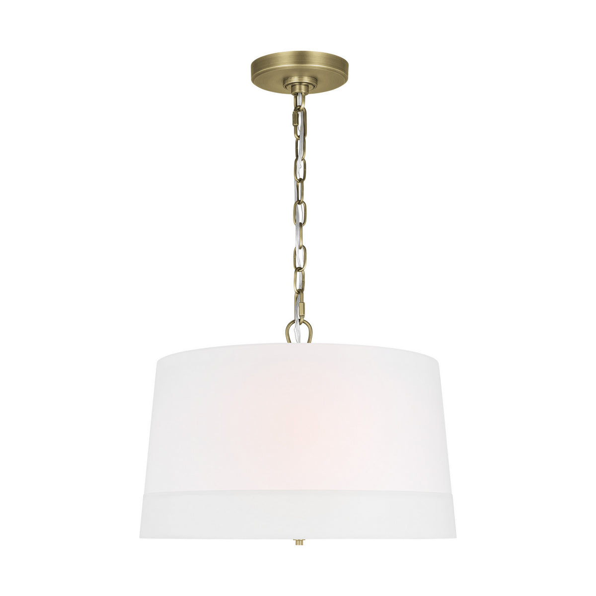 Visual Comfort Studio Canada - LP1094TWBWLW - Four Light Pendant - Ivie - Time Worn Brass