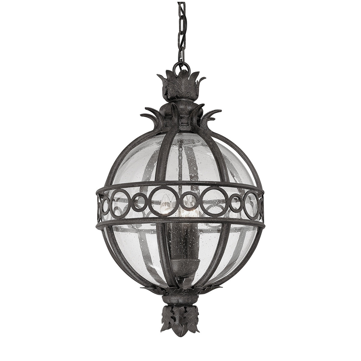 Troy Lighting Canada - F5008-FRN - Three Light Hanging Lantern - Campanile - French Iron