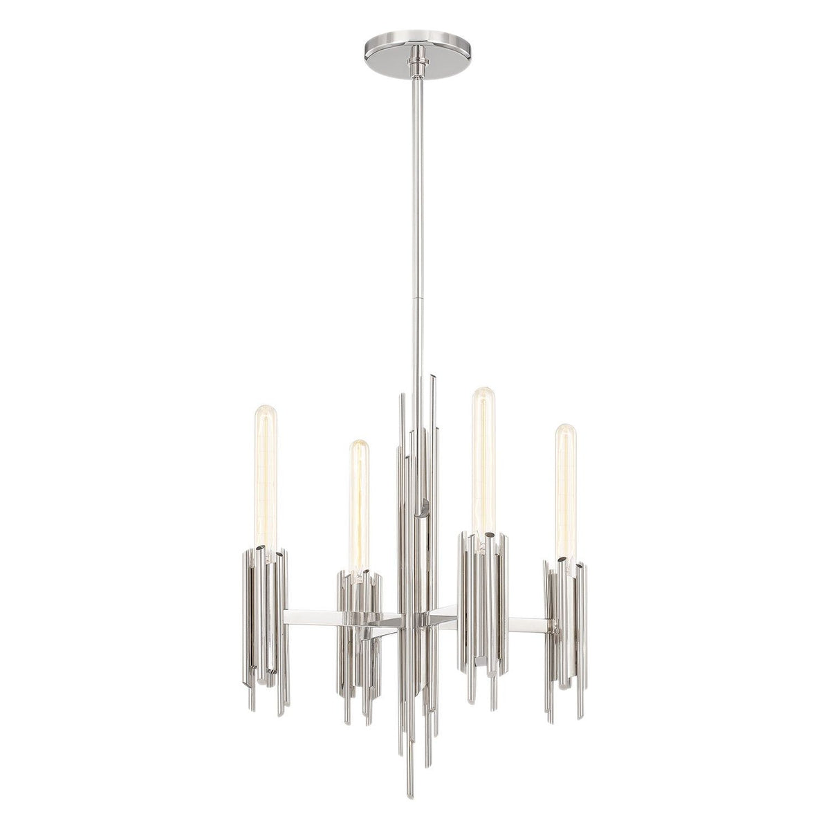 Alora Canada - CH335019PN - Four Light Chandelier - Torres - Polished Nickel